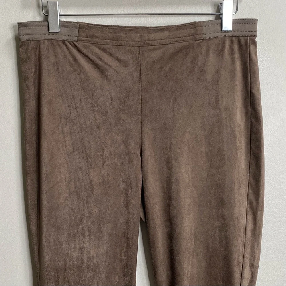BB Dakota Bark Wilton Faux Suede Leggings Size Medium